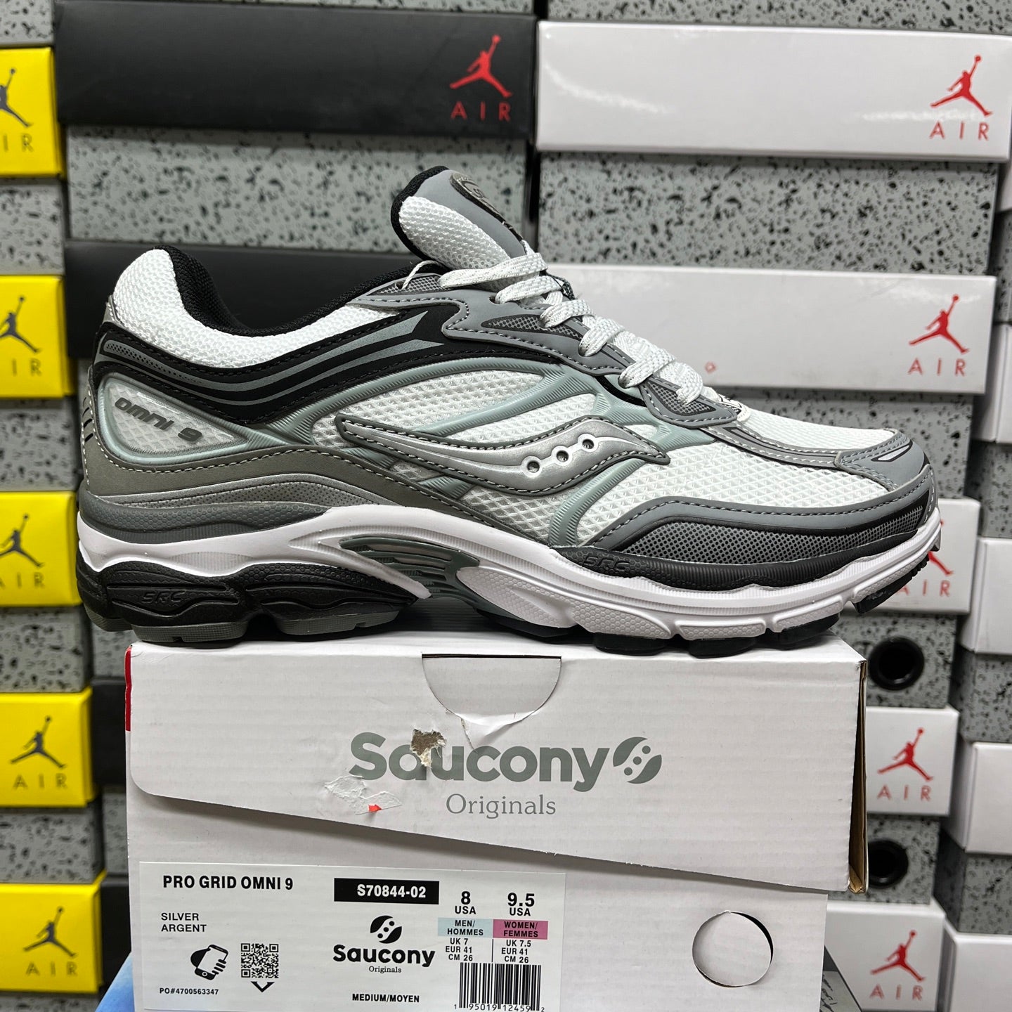 Saucony Omni 9 Silver/Argent - #122